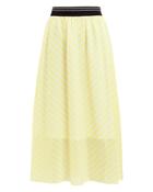 Notes Du Nord Kennedy Midi Skirt Yellow/white/black 38
