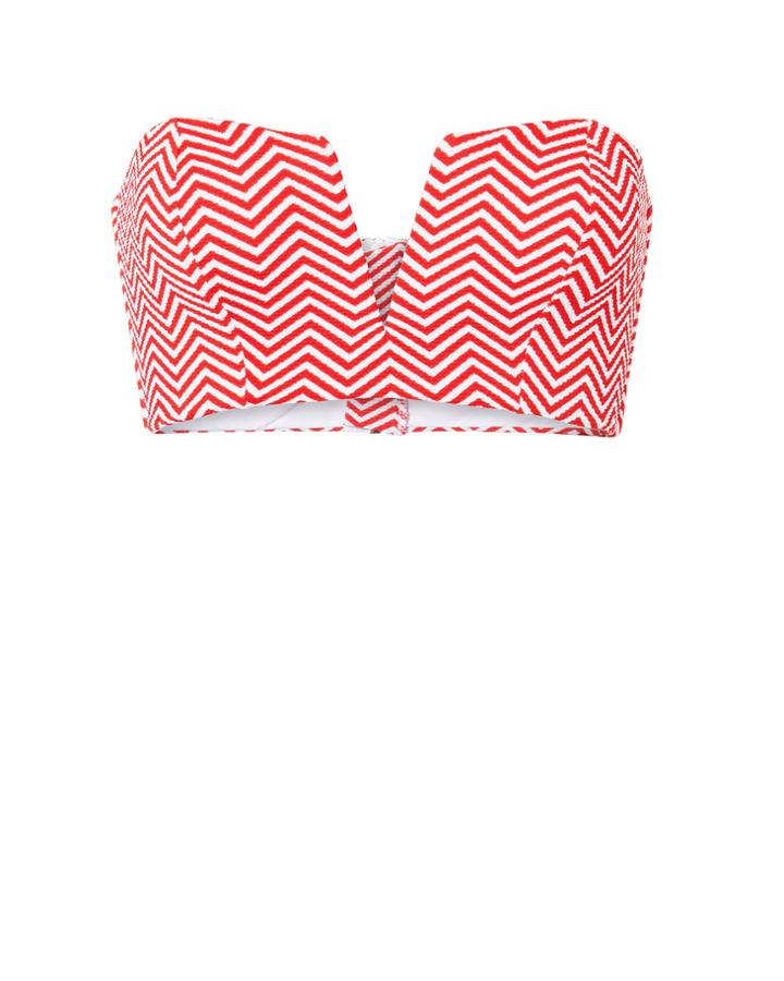Onia Julie Bustier Bikini Top Rose P