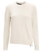 Proenza Schouler Zip Detail Ivory Sweater Ivory P