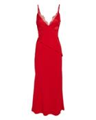 Dion Lee Stencil Lace Red Dress Red 6