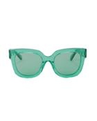 Chimi Eyewear Chimi 008 Berry Sunglasses Aqua/clear Acetate 1size