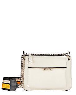 Marni Bandoleer White Leather Clutch Bag