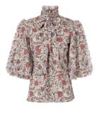 Caroline Constas Hope Tie Neck Blouse