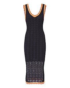 Ronny Kobo Gwendolyn Crochet Dress