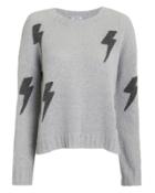 Rails Perci Grey Lightning Crewneck Sweater Grey M