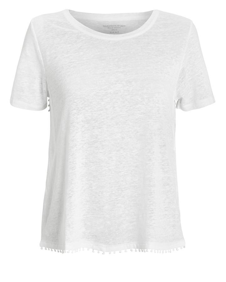 Majestic Filatures Pom Pom T-shirt White 2