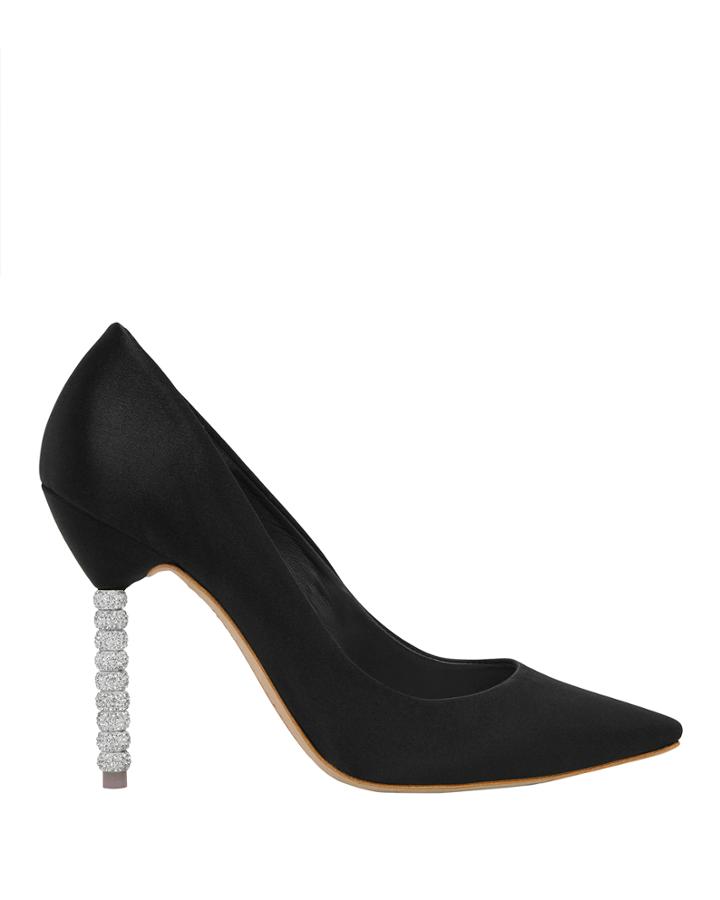 Sophia Webster Coco Crystal Heel Pumps Black 36