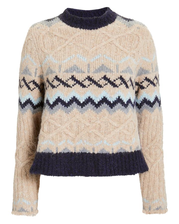 See By Chloe See By Chlo Fair Isle Knitted Sweater Multi P