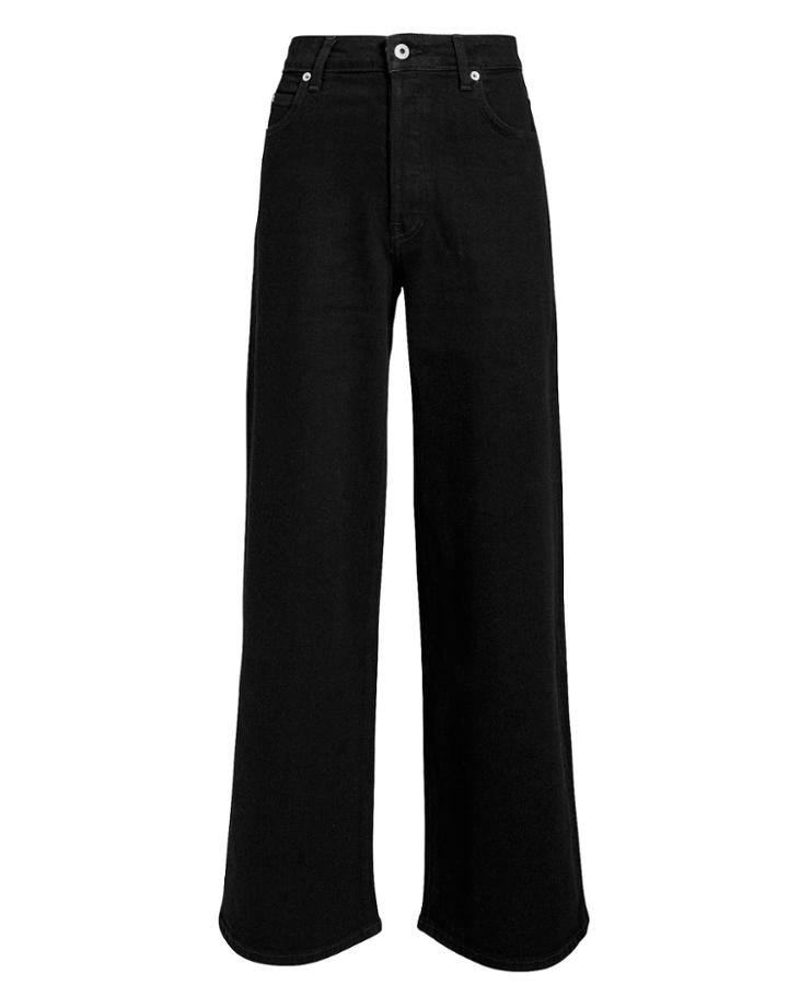 Eve Denim Charlotte Black Culotte Jeans Black 24
