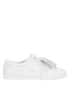 Loeffler Randall Logan Tassel Leather Sneakers White 2 6