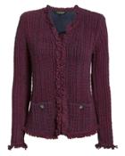Exclusive For Intermix Intermix Ikaterina Two-tone Knit Jacket Red/blue Zero