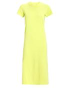 Nsf Leah Jersey T-shirt Dress Lime Green L