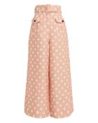 Zimmermann Corsage Safari Polka Dot Pants Pink/white 3