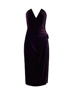 Cushnie Et Ochs Velvet Strapless Dress