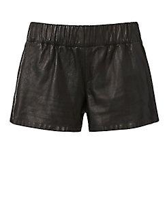 Rag & Bone Leather Jogging Shorts