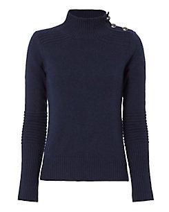 Exclusive For Intermix Belle Button Open Back Sweater