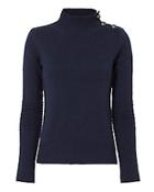 Exclusive For Intermix Belle Button Open Back Sweater