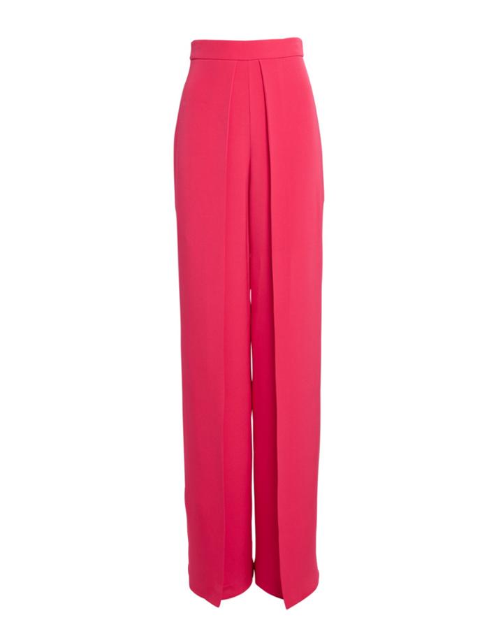 Cushnie Et Ochs Cushnie Front Slit Pants Hot Pink 8