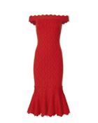 &quot;jonathan Simkhai Diamond Knit Trumpet Dress&quot;