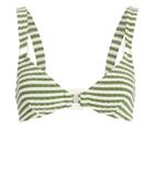Solid & Striped Tilda Bikini Top White/green S