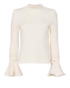 Intermix Trumpet Hem Sweatshirt Top