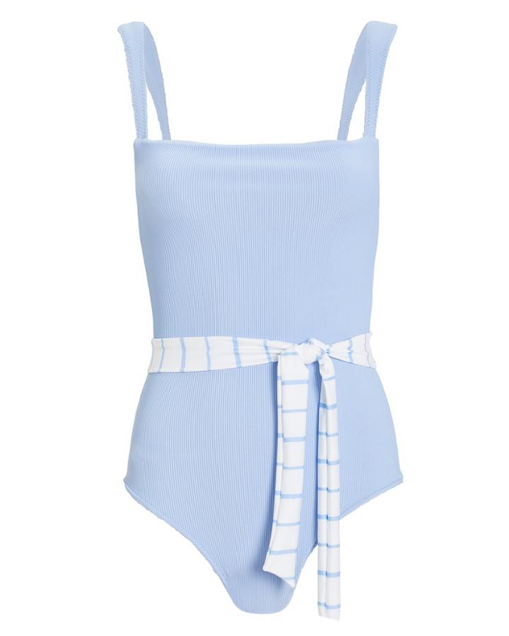 Same Swim Llc Same Swim Betty One Piece Swimsuit Blue L