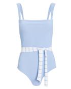 Same Swim Llc Same Swim Betty One Piece Swimsuit Blue L