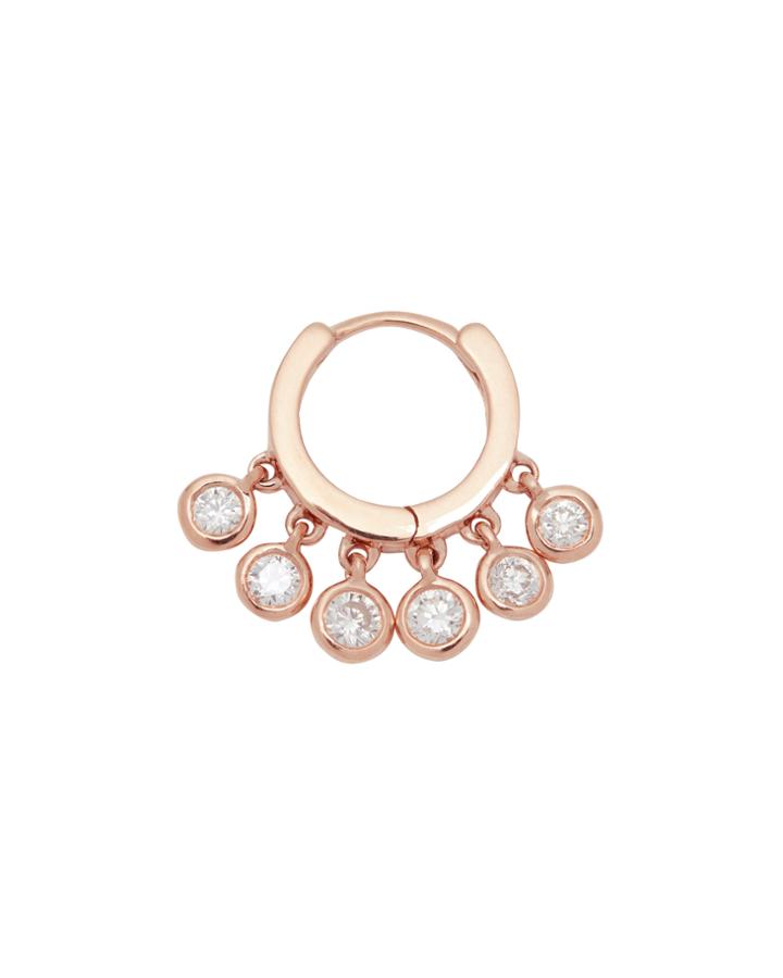 Jacquie Aiche Diamond Shaker Hoop Earring