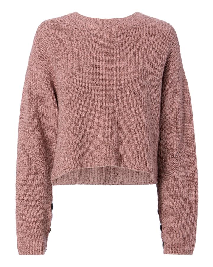 Rag And Bone Rag & Bone Jubilee Lurex Cropped Sweater Blush M