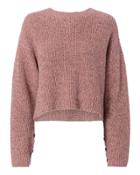 Rag And Bone Rag & Bone Jubilee Lurex Cropped Sweater Blush M