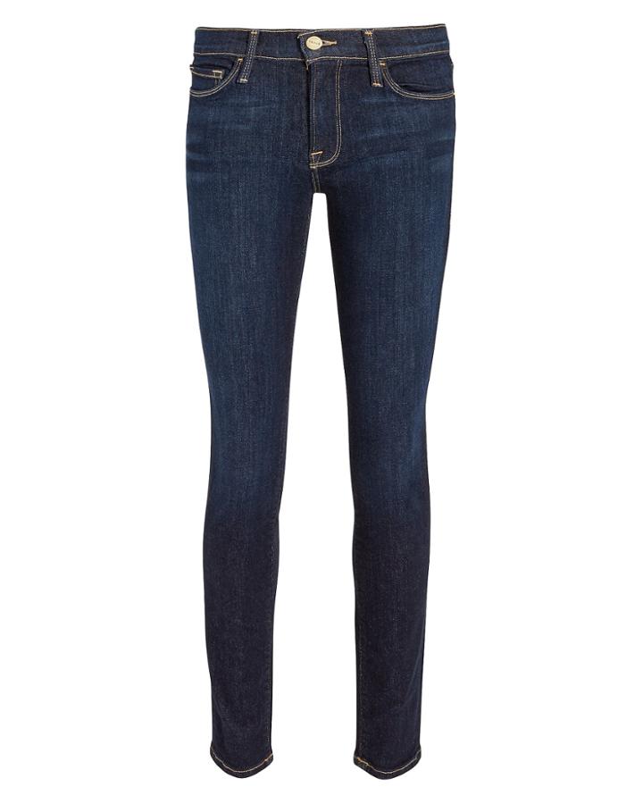 Frame Le Skinny De Jeanne Dark Jeans Denim-drk 26