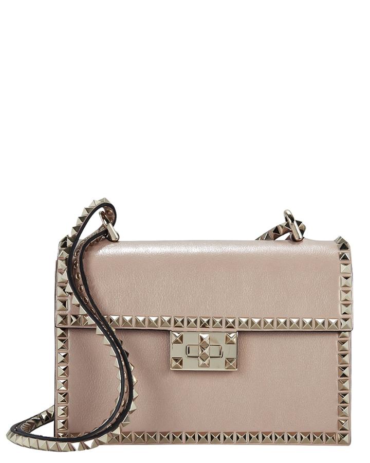 Valentino Garavani Rockstud No Limit Crossbody Bag Beige 1size