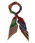 Missoni Lurex Zig Zag Scarf Cbk-multi 1size