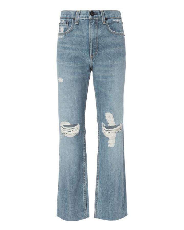 Rag & Bone Shaker High-rise Cropped Straight Jeans