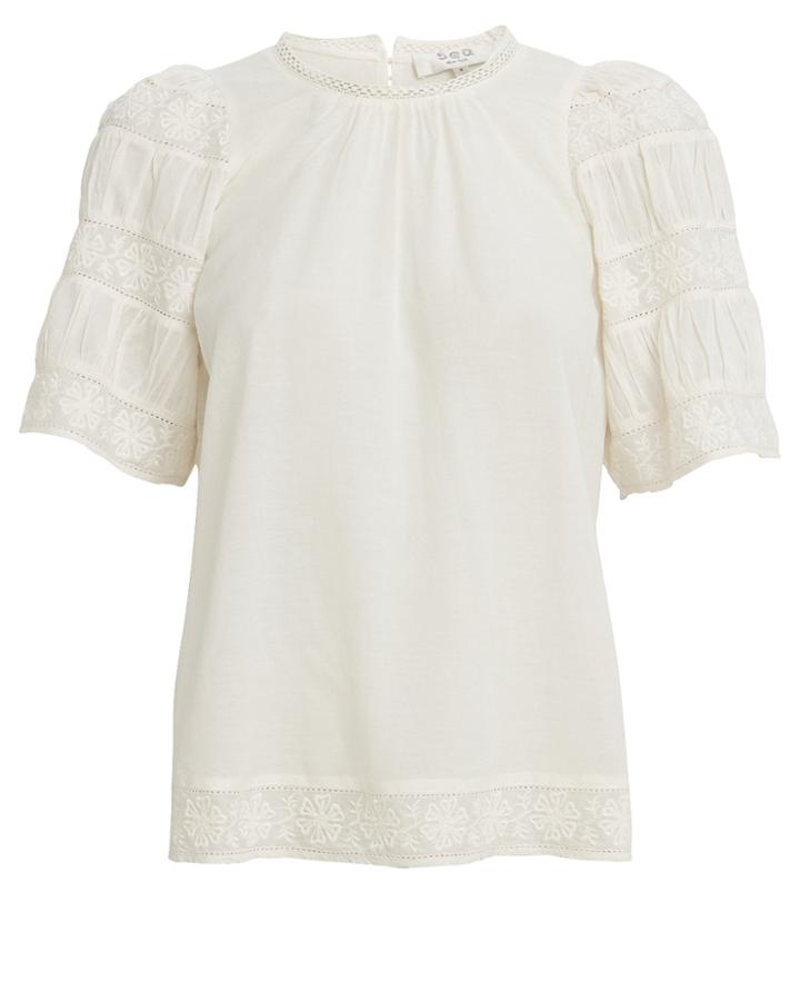 Sea Audrey Crew Neck Blouse White M