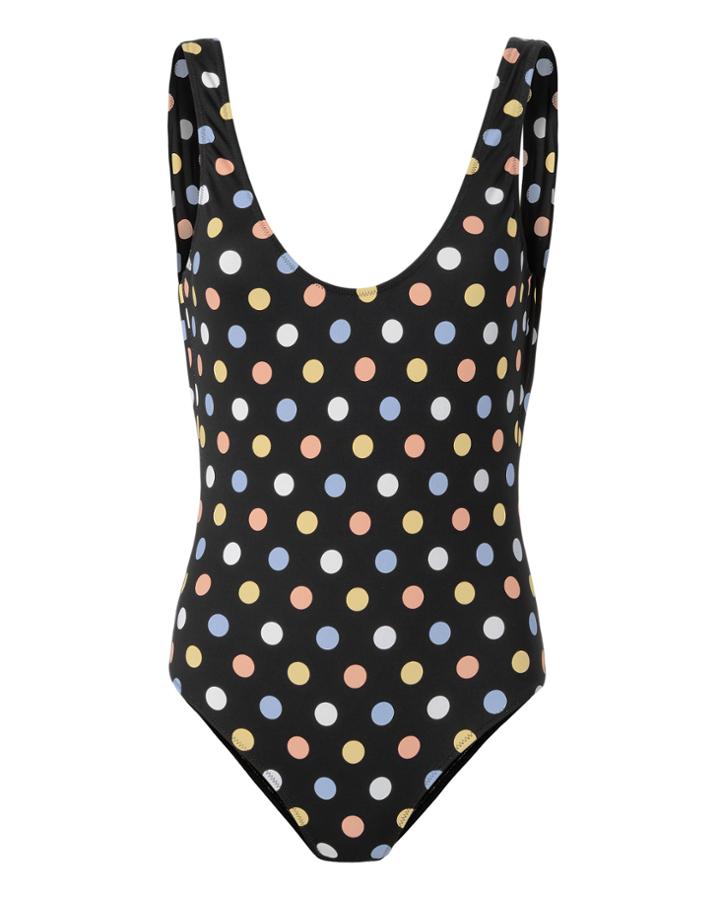Caroline Constas Mer Clio Polka Dot One Piece Swimsuit Pri-dot P
