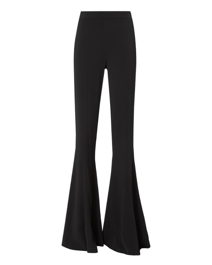 Cushnie Et Ochs Flare Leg Crepe Pants