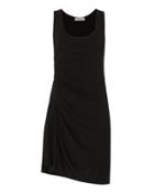 Alc A.l.c. Lelah Ruched Mini Tank Dress Black P