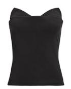 Cushnie Et Ochs Cushnie Pointed Bustier Corset Top Black 4