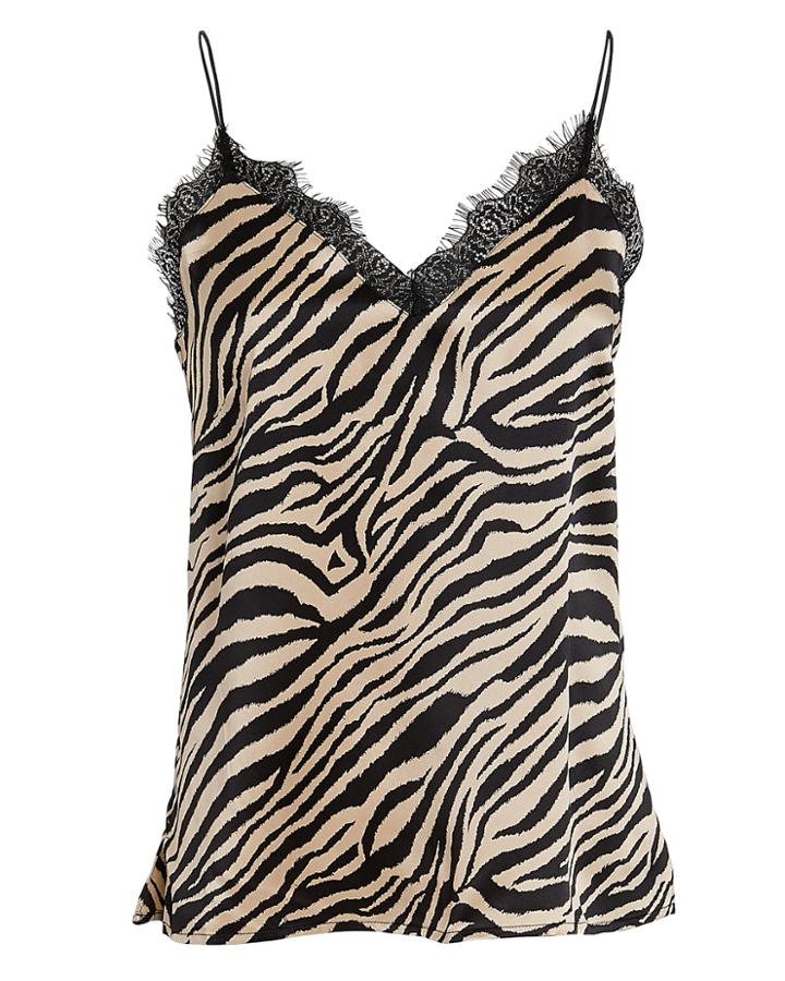 Anine Bing Alicia Zebra Camisole Zebra S