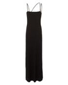 The Range Ribbed Suspension Maxi Dress Black P