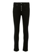 Veronica Beard Debbie Skinny Jeans Black 24