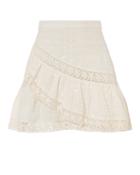 Love Shack Fancy Loveshackfancy Piper Lace Mini Skirt Ivory S