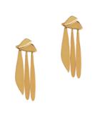 Lizzie Fortunato Gold Sail Earrings Gold 1size