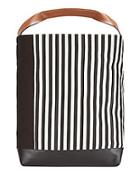 Marni Striped Canvas Shoulder Bag
