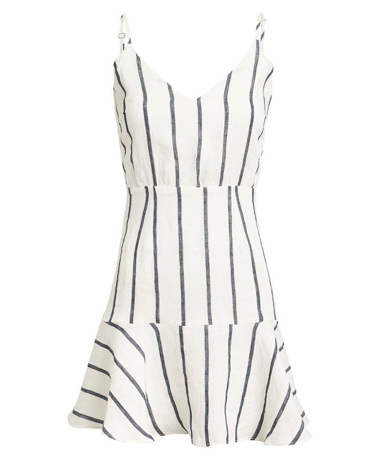 Suboo Eden Mini Dress White/navy 8