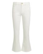Frame Le Crop Mini Boot Jeans White Denim 28