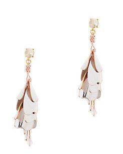 Oscar De La Renta Waterfall Opaque Earrings