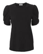 Alc A.l.c. Kati Puffed Sleeve Black T-shirt Black S