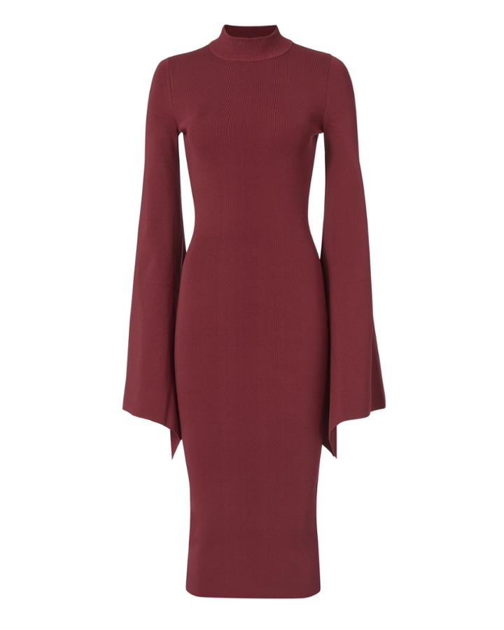 Solace London Ami Open Back Knit Dress